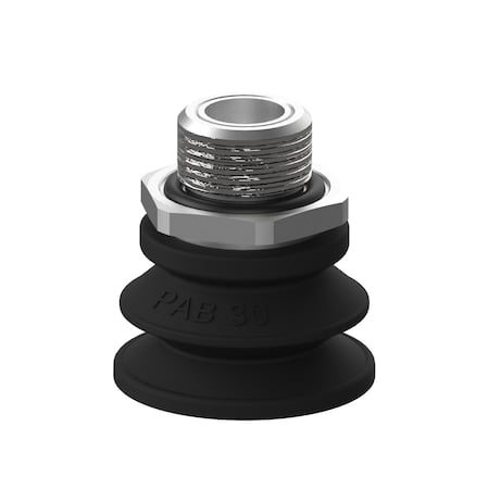 Vacuum Cup, Nitrile/PVC, 30 mm dia., PK5 MPN:S.PAB30NP60.G38M.01