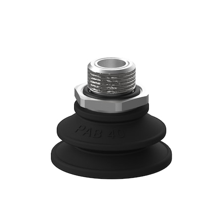 Vacuum Cup, Nitrile/PVC, 40 mm dia., PK5 MPN:S.PAB40NP60.G38M.01