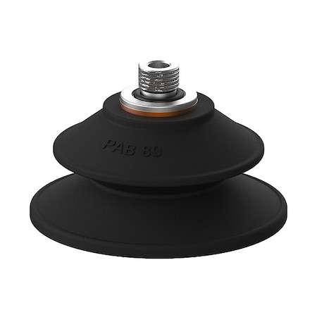 Vacuum Cup, Nitrile/PVC, 80 mm dia., PK5 MPN:S.PAB80NP60.G14M.01