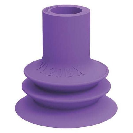 Suction Cup, Purple, 20mm Dia., 20mm H, PK5 MPN:VL20BX