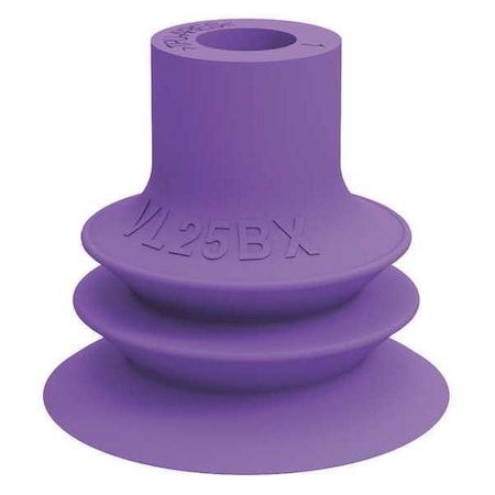 Suction Cup, Purple, 22.5mm H, PK5 MPN:VL25BX