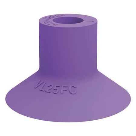 Suction Cup, Purple, 25mm Dia., 16mm H, PK5 MPN:VL25FC