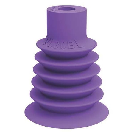 Suction Cup, Purple, 30mm Dia., 37mm H, PK5 MPN:VL30BL