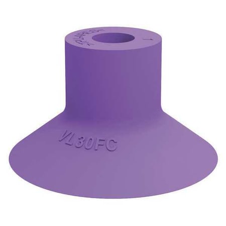 Suction Cup, Purple, 30mm Dia., 18mm H, PK5 MPN:VL30FC
