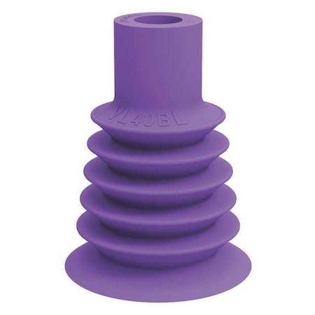 Suction Cup, Purple, 40mm Dia., 53mm H, PK5 MPN:VL40BL