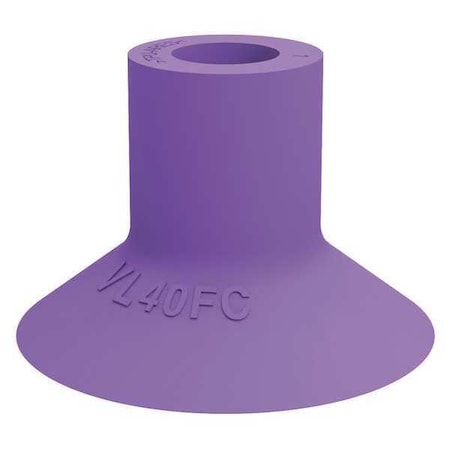 Suction Cup, Purple, 40mm Dia., 27mm H, PK5 MPN:VL40FC