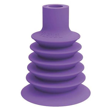Suction Cup, Purple, 50mm Dia., 63mm H, PK5 MPN:VL50BL