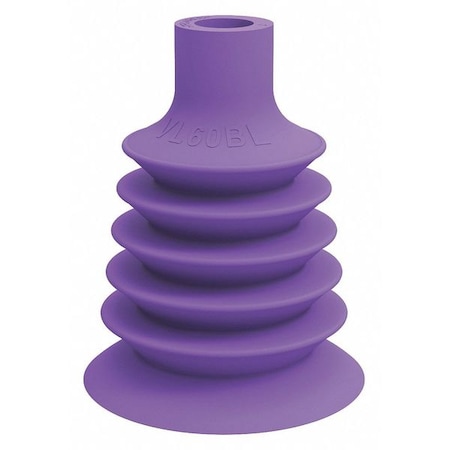Suction Cup, Purple, 76.5mm H, PK5 MPN:VL60BL