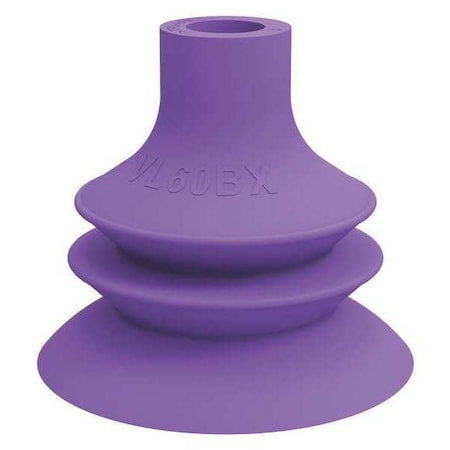 Suction Cup, Purple, 52.5mm H, PK5 MPN:VL60BX