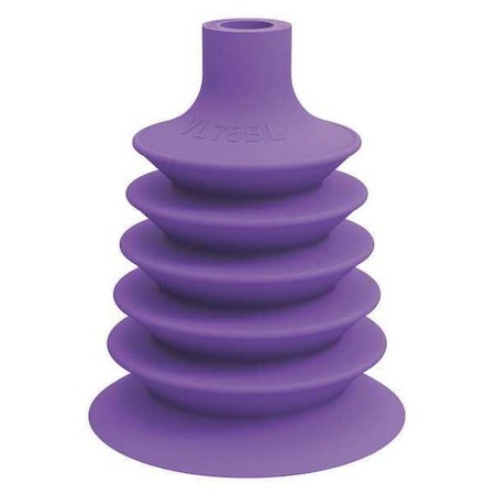 Suction Cup, Purple, 75mm Dia., 93mm H, PK5 MPN:VL75BL