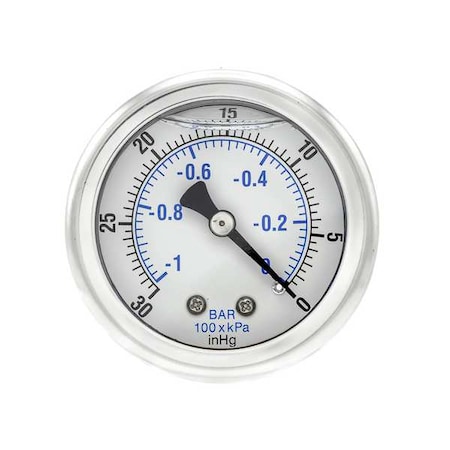 IndustrialVacuumGauge, +/-3-2-3%, Metalli MPN:202L-208A