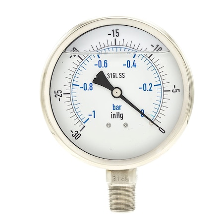 IndustrialVacuumGauge, +/-2-1-2%, Metalli MPN:PRO-301L-402A-01