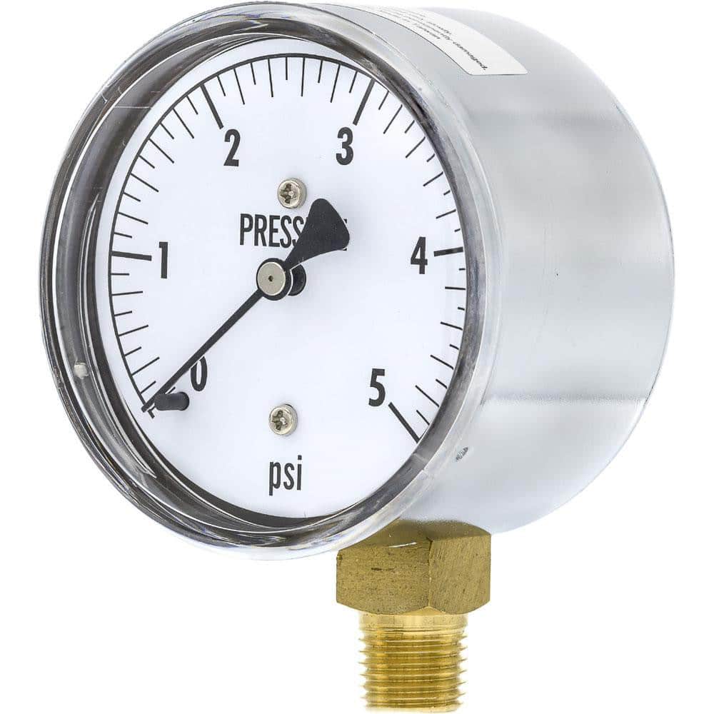 Pressure Gauges; Gauge Type: Low Pressure Gauges ; Scale Type: Single ; Accuracy (%): 3-2-3% ; Dial Type: Analog ; Thread Type: 1/4