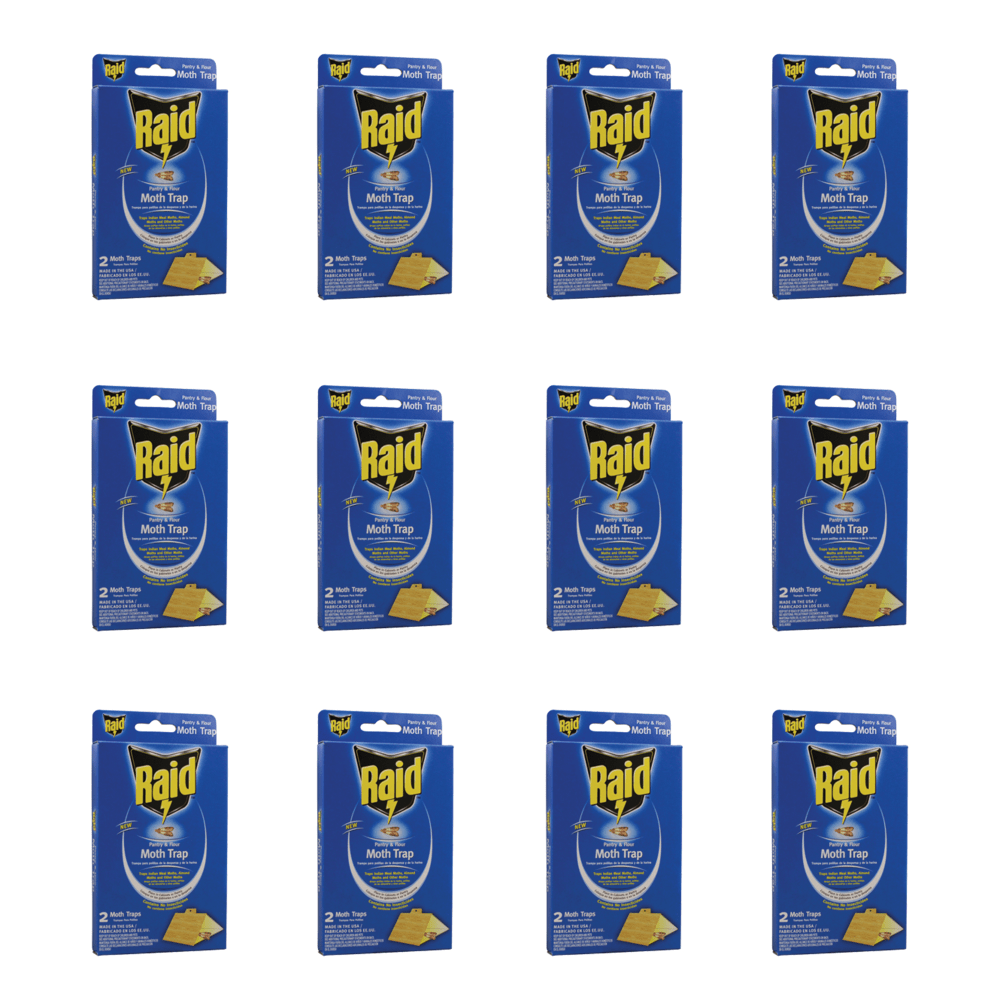 Raid Pantry Moth Trap, 24-Pack MPN:815825012394