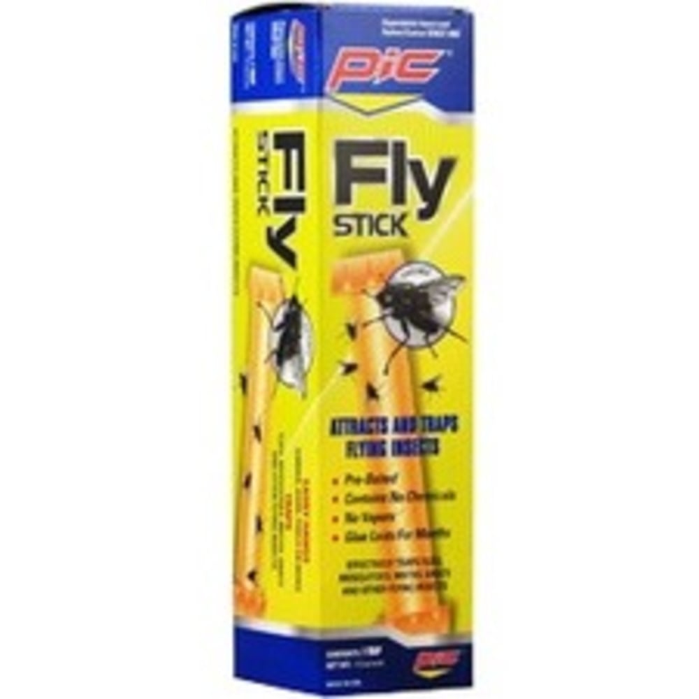PIC Fly Stick - Stick - Kills Flies, Mosquitoes, Moths, Gnats MPN:FSTIKW
