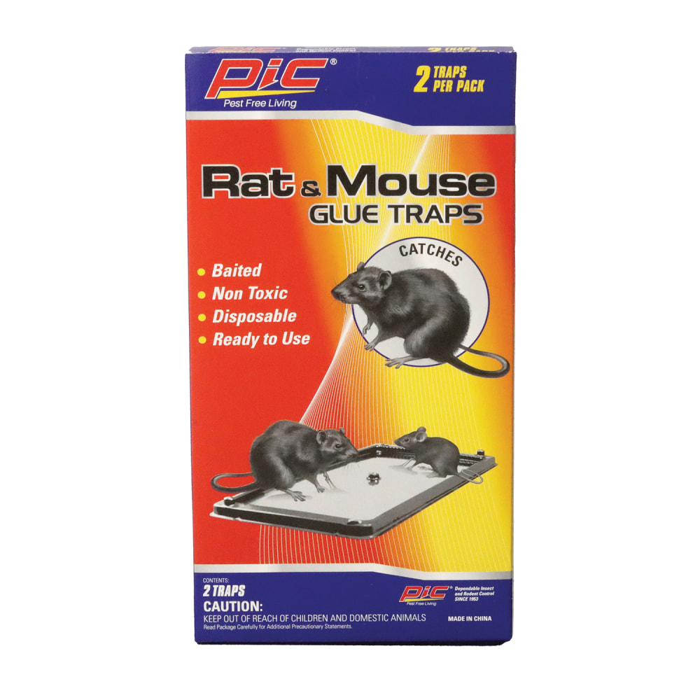 PIC Rat & Mouse Glue Trays, Pack Of 2 Trays MPN:GT-2