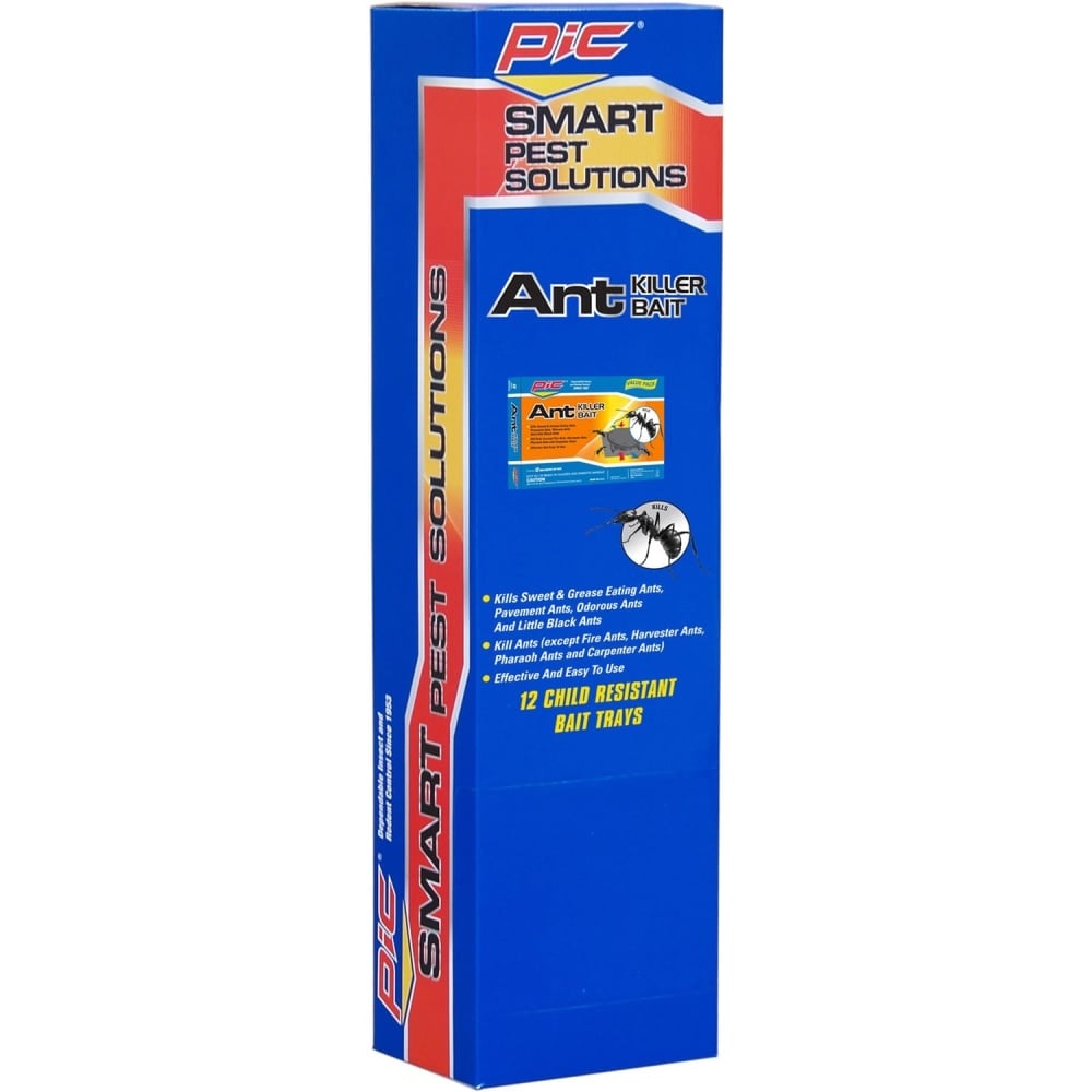 PIC Ant Control, 12pk - Kills Ants, Ants, Ants, Ants, Ants - 12 Pack MPN:PLASBON