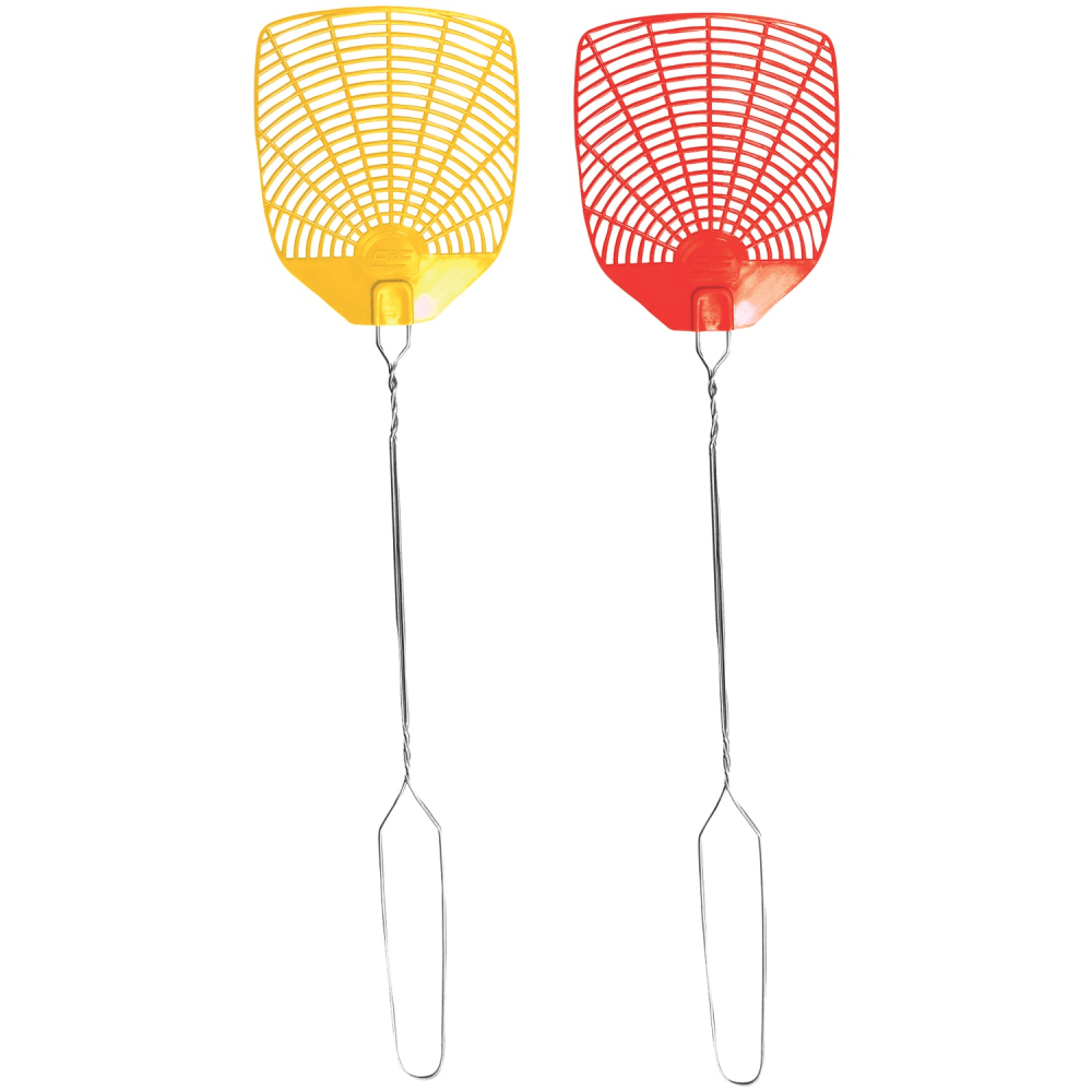PIC Wire Handle Fly Swatters, Assorted Colors, Pack Of 2 Swatters MPN:WIRE-2PK