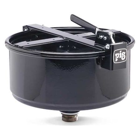 Drum Funnel, Steel, 13-9/32 in. H, Black MPN:DRM1210-BK