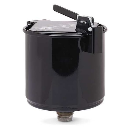 Drum Funnel, Steel, 15-5/8 in. H, Black MPN:DRM1211-BK