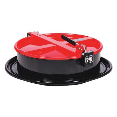 Drum Funnel, Steel, 6-3/4 in. H, Red MPN:DRM1212-RD