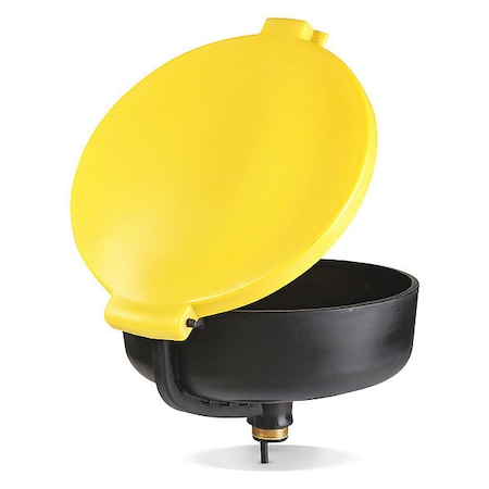 DrumFunnel, 11.5inH, Yellow, Polyethylene MPN:DRM138-YW