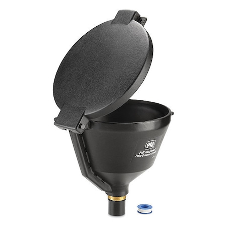 DrumFunnel, 13.875inH, Black, Polyethylene MPN:DRM1680-BK