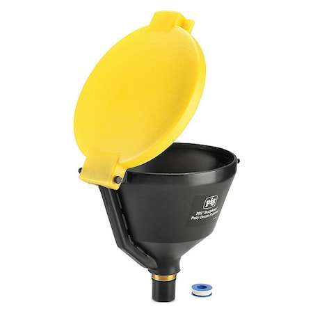 DrumFunnel, 13.875inH, Yellow, Polyethylene MPN:DRM1680-YW