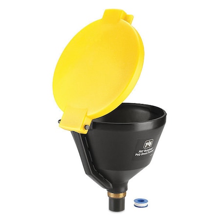 DrumFunnel, 13.875inH, Yellow, Polyethylene MPN:DRM1681-YW