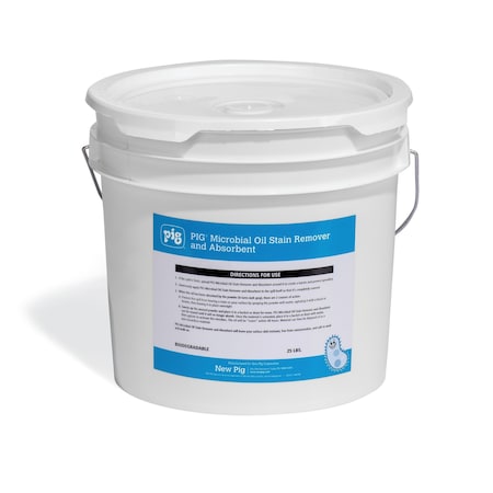 Microbial Oil Stain Remover and Absorbent, Remediator, 25 lb. Container MPN:CLN937