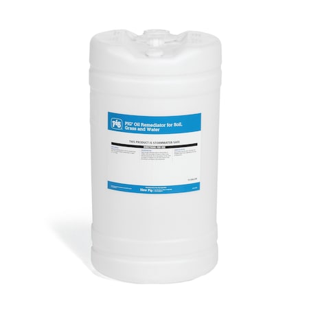 Oil Remediator for Soil, Grass and Water, Remediator, 15 gal. Drum MPN:CLN952