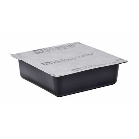 Absorbent Drip Pan, Universal, Black/Gray, 24 PK MPN:2410PP
