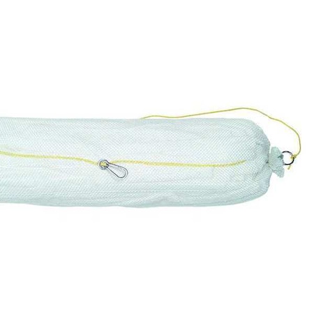 Sorbent Boom, 48 gal, 8 in x 10 ft, Oil, White, 4 PK MPN:BOM202