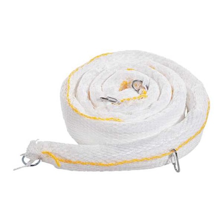 Sorbent Boom, 16 gal, 3 in x 10 ft, Oil, White, 8 PK MPN:BOM204
