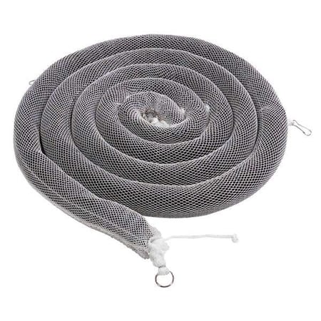 Sorbent Sock, 16 gal, 3 in x 20 ft, Oil, Black, White, 4 PK MPN:BOM411