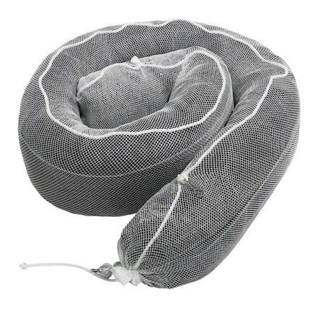 Sorbent Boom, 48 gal, 8 in x 20 ft, Oil, Black, White, 2 PK MPN:BOM415