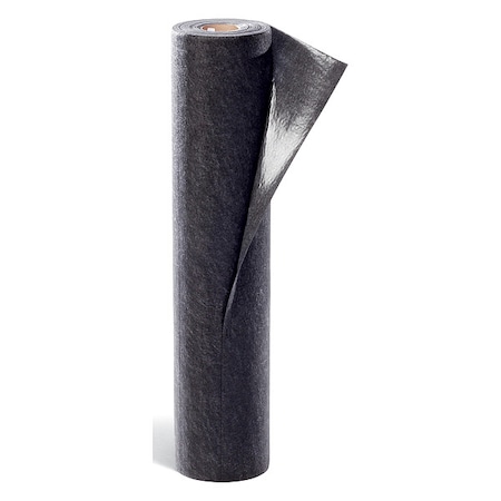 Sorbent Roll, 4 gal, 3 ft x 50 ft, Universal, Black, Polypropylene MPN:GRP36201-BK