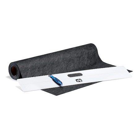 Sorbent Roll, 2 gal, 3 ft x 25 ft, Universal, Black, Polypropylene MPN:GRP36206-BK