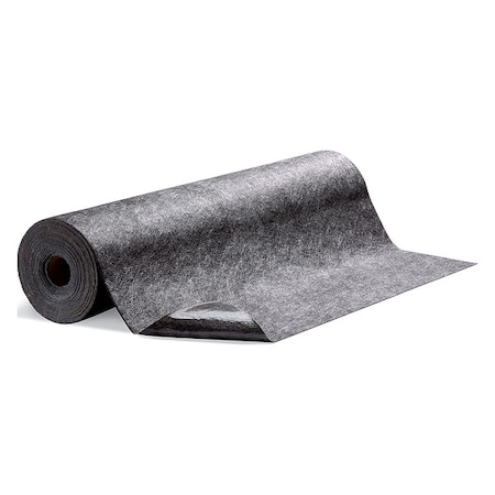 Sorbent Roll, 10 gal, 48 in x 100 ft, Universal, Gray, Polypropylene MPN:GRP48200-GY