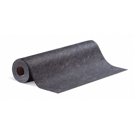 Sorbent Roll, 4 gal, 3 ft x 50 ft, Universal, Black, Polypropylene MPN:GRPAM36201-BK