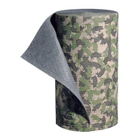 Sorbent Roll, 47 gal, 32 in x 200 ft, Universal, Green, Polypropylene MPN:MAT112