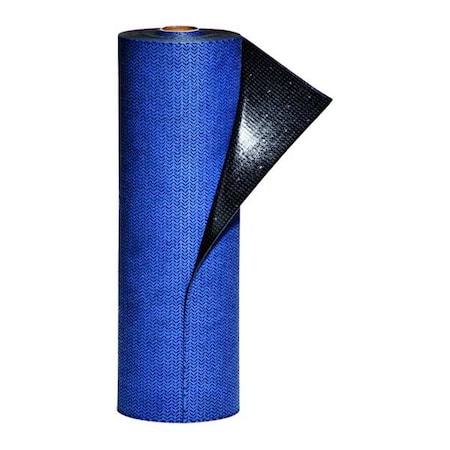 Sorbent Pad, 1 gal, 16 in x 25 ft, Universal, Blue, Polyester, Polypropylene MPN:MAT1625