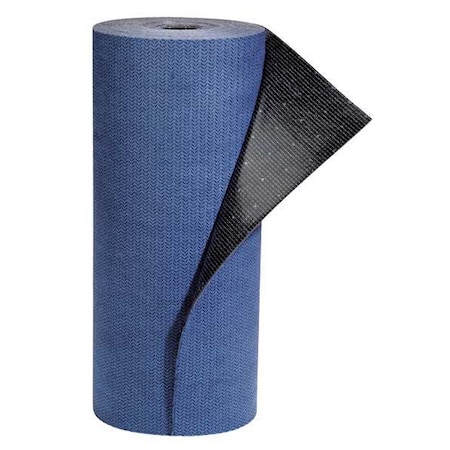 Sorbent Pad, 2 gal, 16 in x 50 ft, Universal, Blue, Polyester, Polypropylene MPN:MAT1650