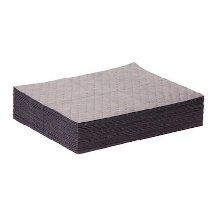 Sorbent Pad, 5 gal, 15 in x 20 in, Universal, Gray, Polypropylene MPN:MAT172