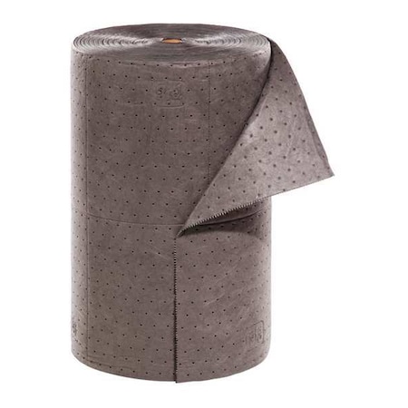 Sorbent Roll, 33 gal, 24 in x 200 ft, Universal, Gray, Polypropylene MPN:MAT185