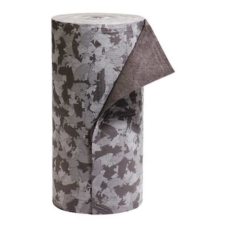 Sorbent Roll, 47 gal, 32 in x 300 ft, Universal, Gray, Polypropylene MPN:MAT189