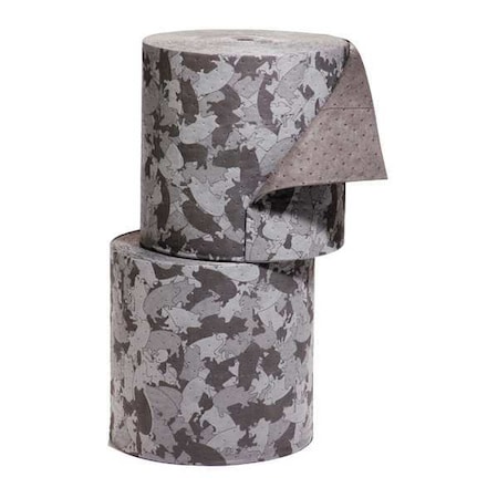 Sorbent Roll, 47 gal, 16 in x 300 ft, Universal, Gray, 2 PK MPN:MAT190