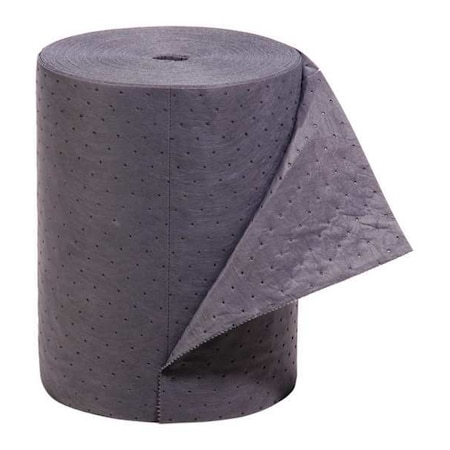 Sorbent Roll, 14 gal, 16 in x 150 ft, Universal, Gray, Polypropylene MPN:MAT2005