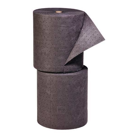 Sorbent Roll, 32 gal, 15 in x 150 ft, Universal, Gray, 2 PK MPN:MAT2009