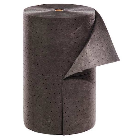 Sorbent Roll, 32 gal, 24 in x 150 ft, Universal, Gray, Polypropylene MPN:MAT202-01